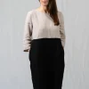 ADA Pellavamekko- hiekka / musta