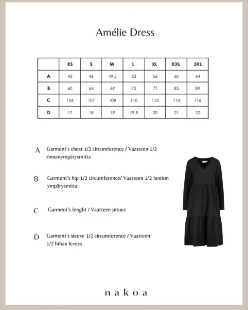 Amelie Dress kerrosmekko - Chive