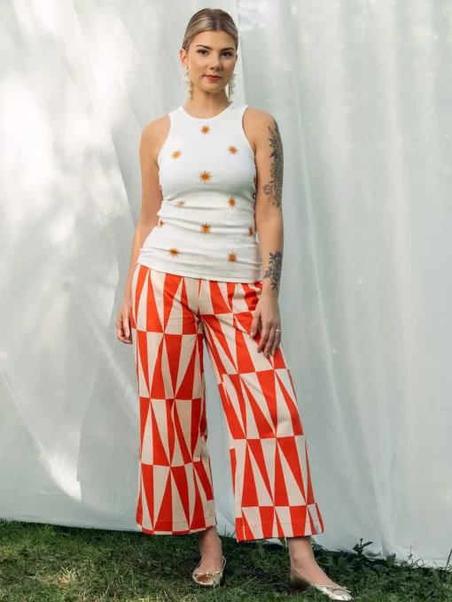 Avery Pants - Tiles