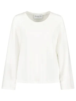 Classic Crewneck Long-Sleeve Shirt - White
