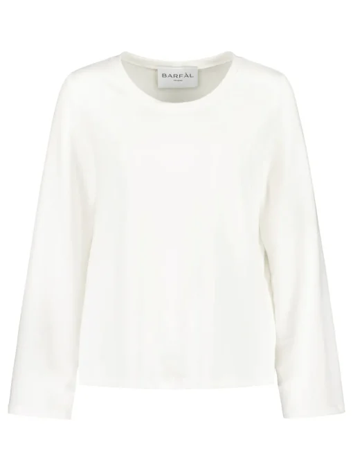 Classic Crewneck Long-Sleeve Shirt - White