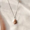 Coin Pearl thin chain - Silver