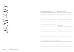 Cozy Planner 2025 - Sand Stripes