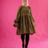 Dishy Dress - Glitter Musta/Kulta M/L