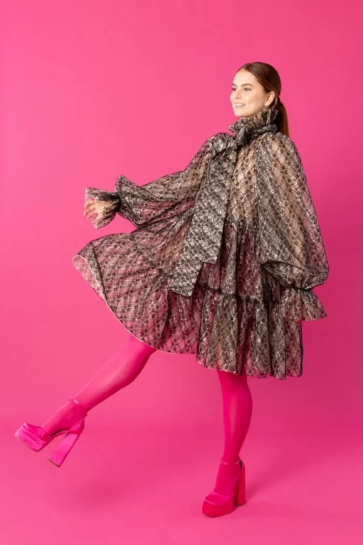 Dishy Dress - Lace Black/Nude