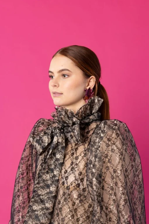 Dishy Dress - Lace Black/Nude