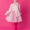 Dishy Dress - Lace Lavender
