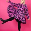 Dishy Dress - Pinkki Kukka