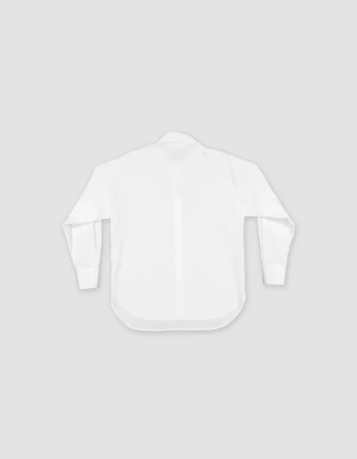 Dropped Shoulder Shirt - White