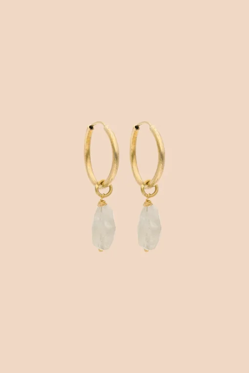 Fatima Earrings - White