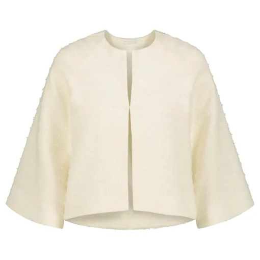 Maria Jacket White Sequin