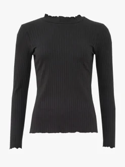 Rosalie Shirt - Rib Black
