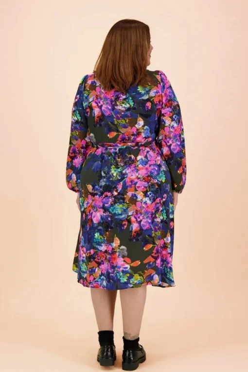 Wrap Midi Dress - Sweet Pea
